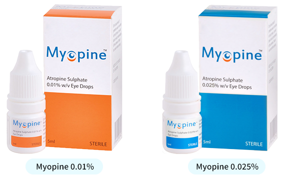 Myopine0.01%とMyopine0.025%の写真